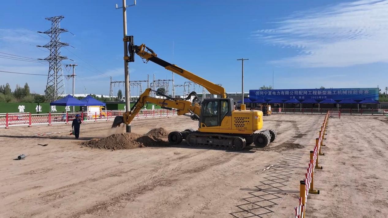 优德88开挖立杆一体机在宁夏应用的精彩体现