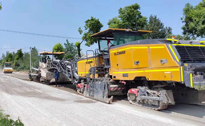 优德88冷再生气XLZ3805R安徽省道施工应用