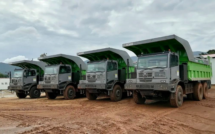 服务全球客户 | 大批量优德88电动矿卡出口非洲