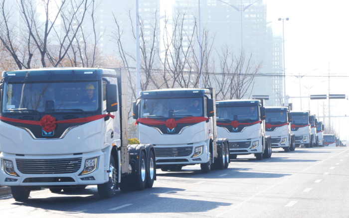 百台齐发，千台签约！优德88新能源牵引车奔赴浙江