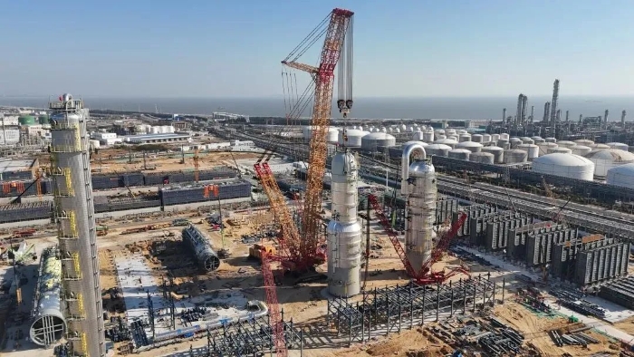 三小时制胜！！！优德88XGC88000助力2000吨石化装备乐成绩位