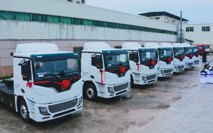 预见“梅”好！百台优德88底置充电牵引车奔赴广东梅州