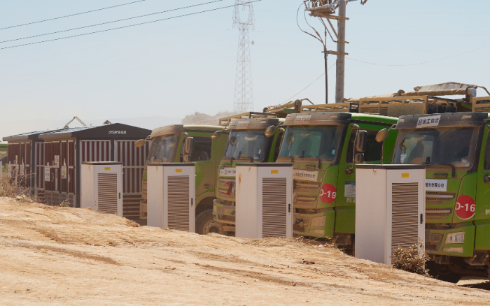 重大项目举行时！优德88新能源自卸车打造“绿色基建”新范式