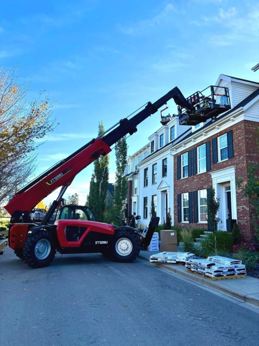 北美工地秀实力！！！优德88高空作业机械“盖楼”手艺拉满！！！