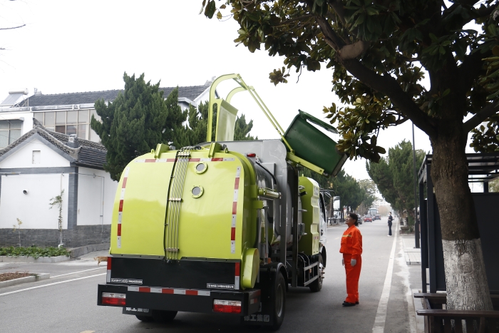 零碳收运、、、高效闭环 | 优德88纯电动餐厨垃圾车助力贾汪潘安湖绿色环卫升级