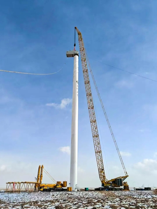 阶段使命圆满完成！！！XLC18000M一口吻拿下20台风机，，为绿色地球加油~