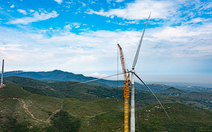四冠王者 | 优德88XGL3300-220S风电动臂塔机再显神威！！！