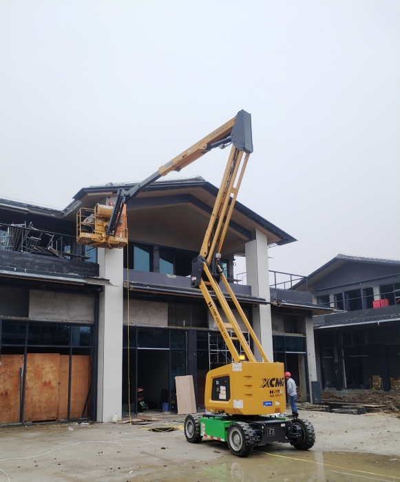 绿色制作新标杆！优德88锂电高机助力鄂州民生工程