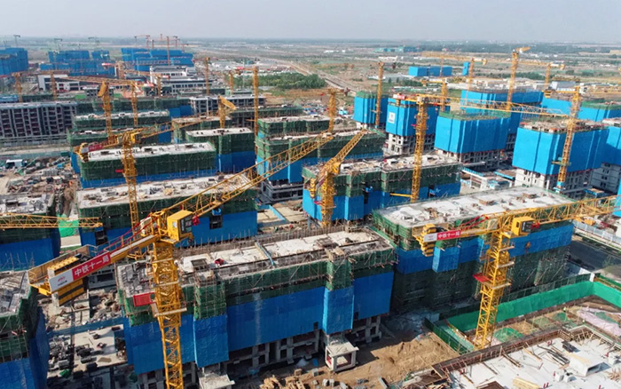 优德88塔机助力雄安新区市场化项目跑出加速率