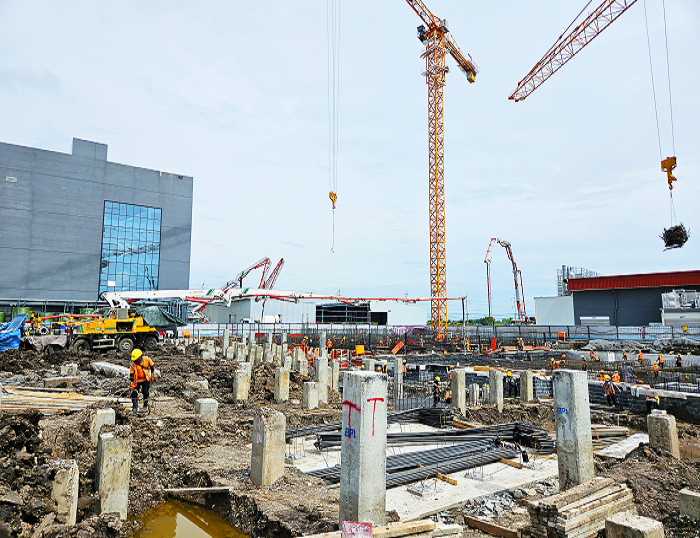 优德88泵车助建泰国工程